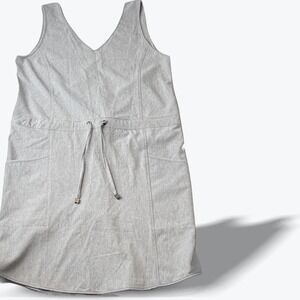 Kyodan Outdoor Grey Athletic Dress Skort XS Built In Shorts‎ V Neck Pockets